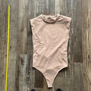 Cotton Seamless Fabric Tank Bodysuit